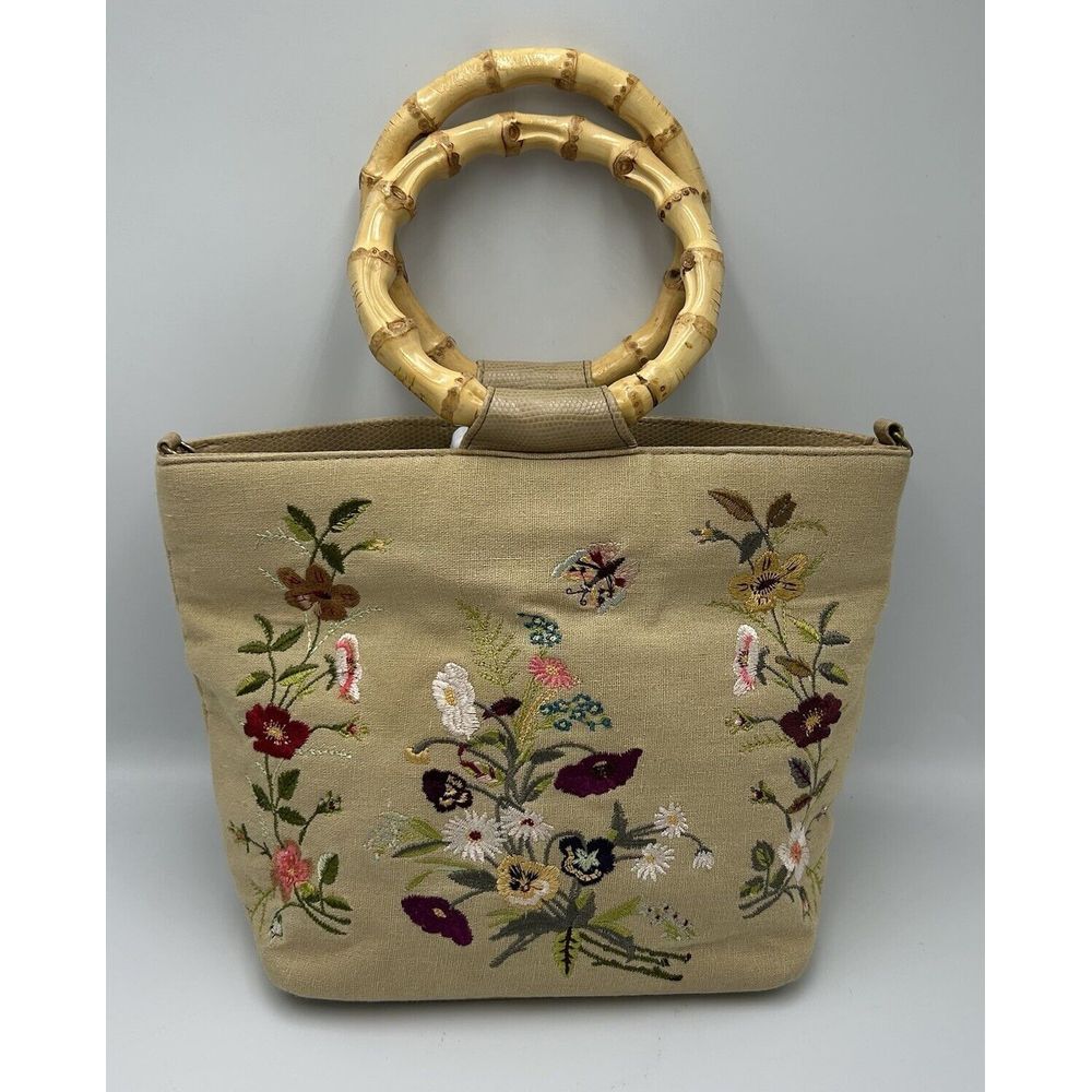 Bueno Wearable Floral Art Purse Boho Y2K